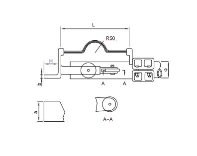 MSZD型支撐式管母線(xiàn)單伸縮線(xiàn)夾